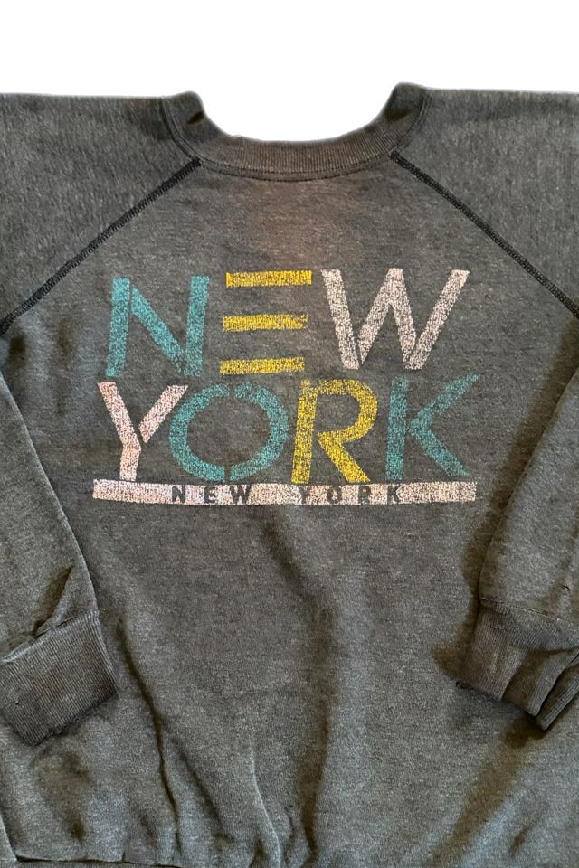 Vintage 1980's New York Soft Sweatshirt Selected By Villains Vintage