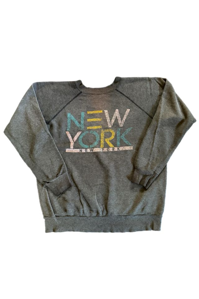Vintage 1980's New York Soft Sweatshirt Selected By Villains Vintage #1
