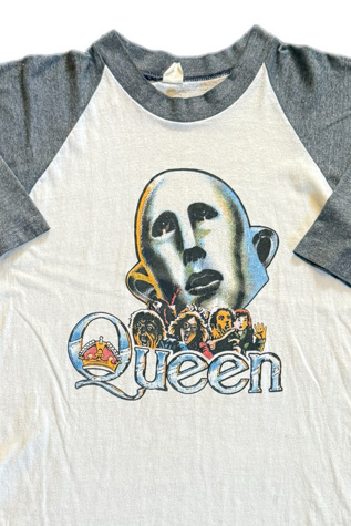 Vintage 1970's Queen Rock T-Shirt Selected By Villains Vintage