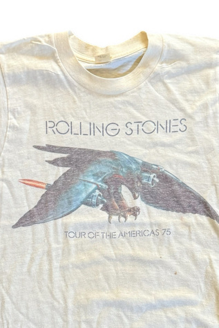 Vintage 1975 Rolling Stones T-Shirt Selected By Villains Vintage