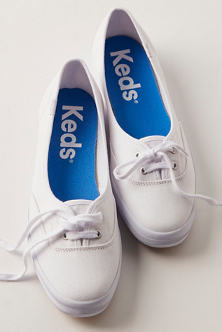 Keds The Mini Canvas Slip-Ons at Free People in White, Size: US 7.5