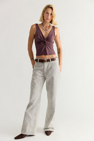 Rolla's Kate Baggy Printed Jeans