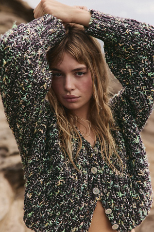 Flea Market Cardi by Free People in Blue, Size: S