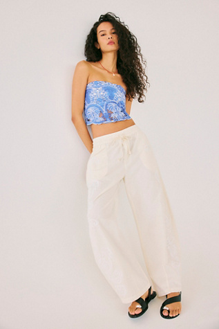 Женский топ The Farra Bacana Dyed Tube Top, цвет: Синий — фото 4