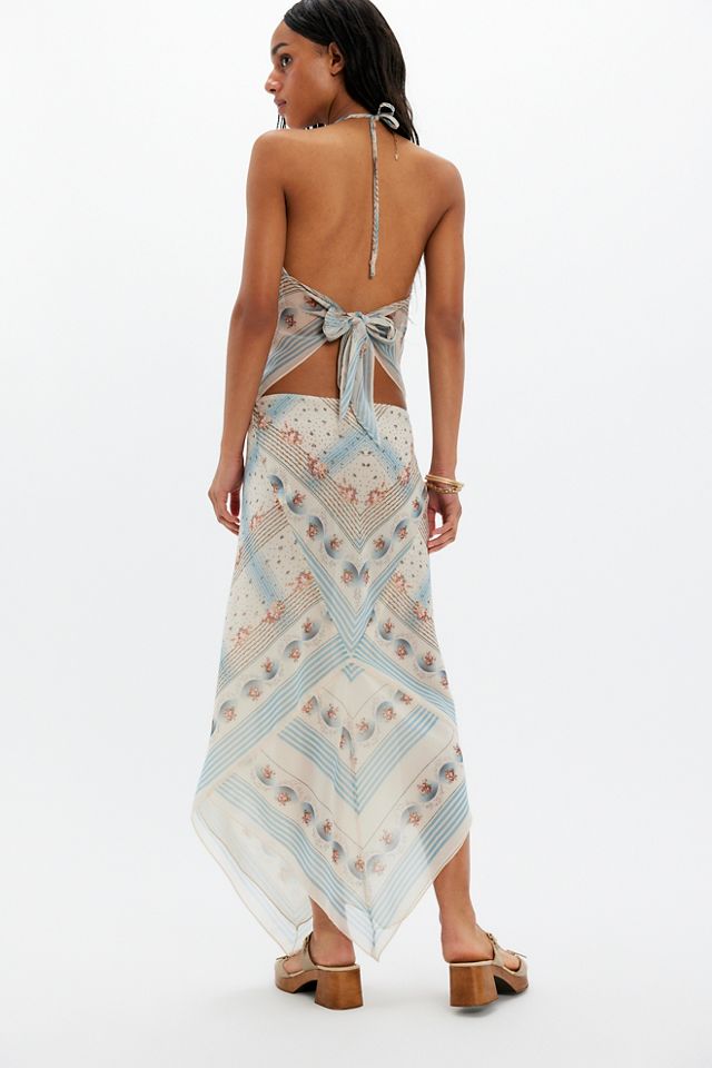 Anna Sui Heritage Scarf Midi Skirt Set #1