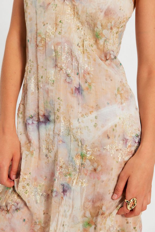 Anna Sui Oasis Bloom Midi Slip Dress | Free People