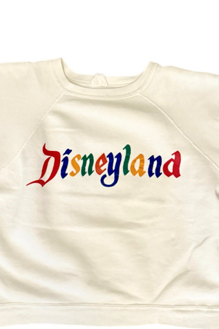 1960's Disneyland Short Sleeve Sweatshirt Selected By Villains