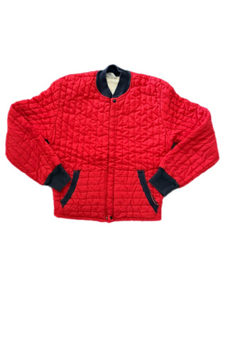 1960's Red and Black Liner Jacket Selected By Villains Vintage
