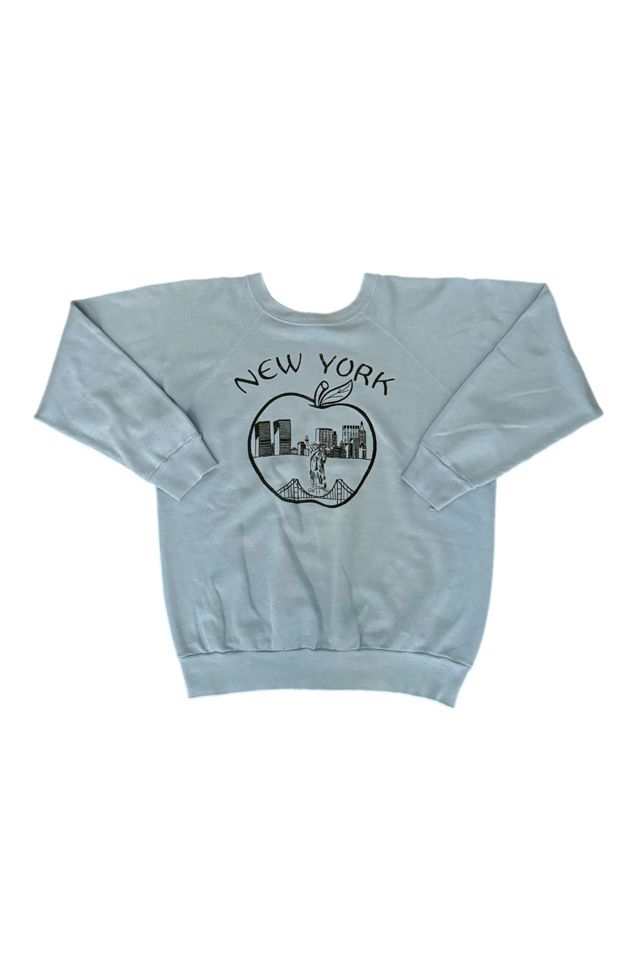 1980's New York City Apple Sweatshirt Selected By Villains Vintage #1