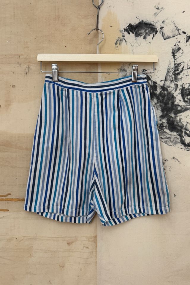 GOOD DAYS Vintage 1970s Stripe Side Zip Short #1