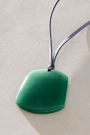Женское колье Free People Lena Semiprecious Stone, цвет: Aventurine — фото 5