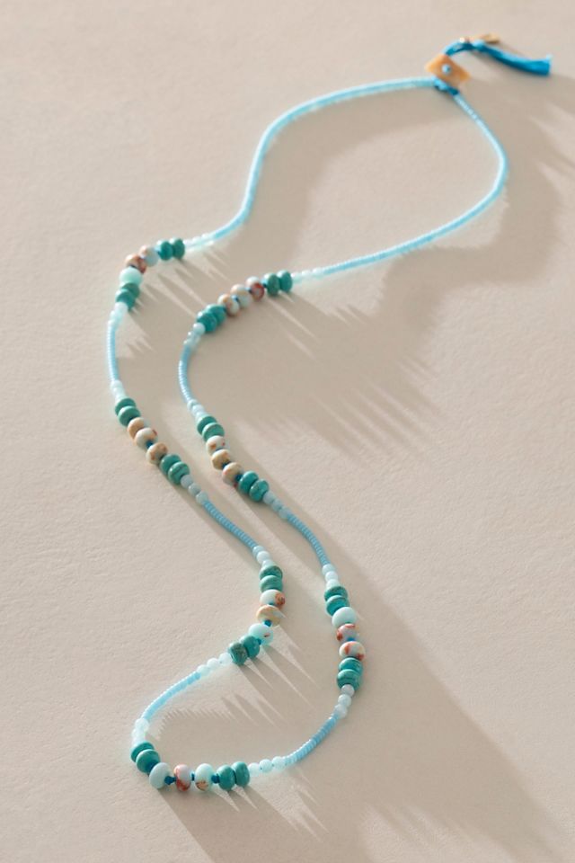 Single Layer Semiprecious Necklace #1
