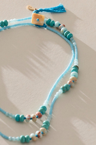 Single Layer Semiprecious Necklace