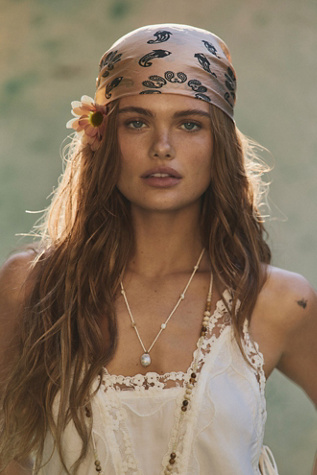 Long Pendant Freshwater Pearl Necklace by Free People in White
