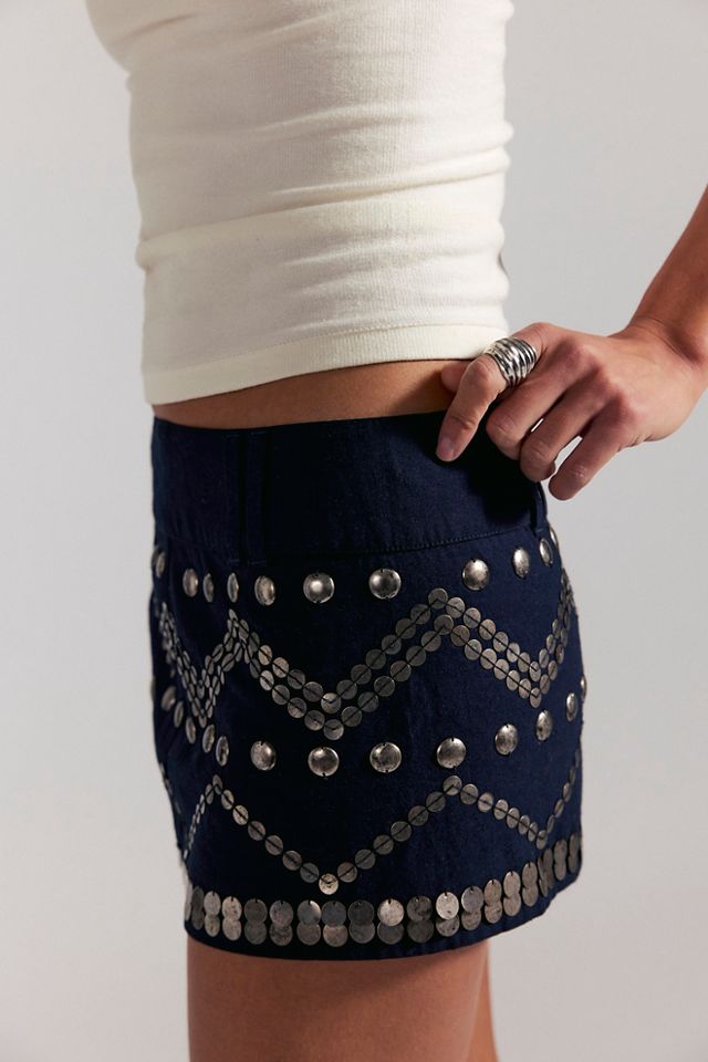 Sparta Beaded Micro Skirt #3