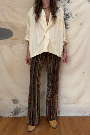 GOOD DAYS Vintage 1960s Tapestry Flare Pant