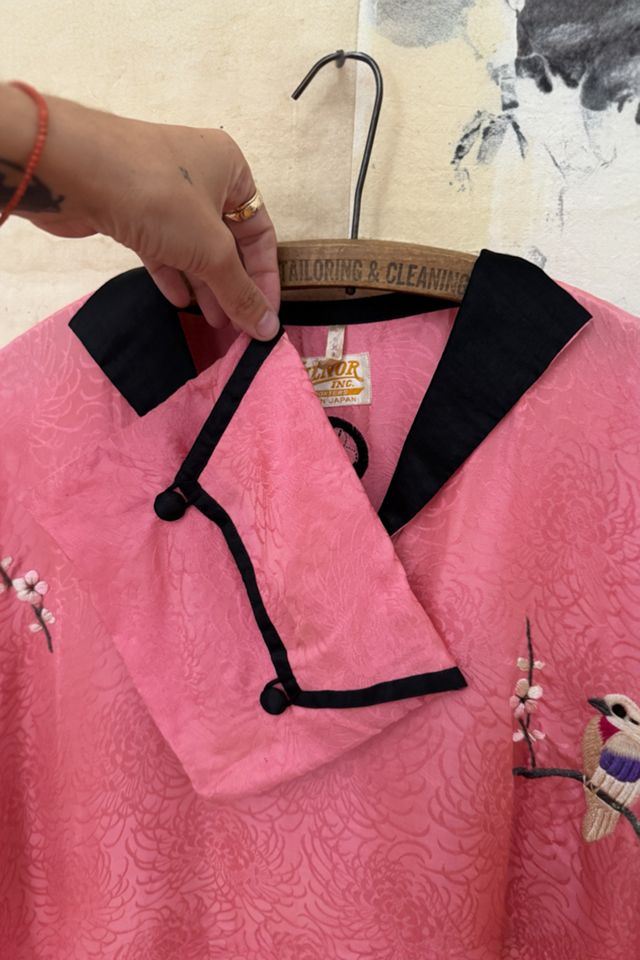 GOOD DAYS Vintage 1950s/60s Silk Embroidered Kaftan #2