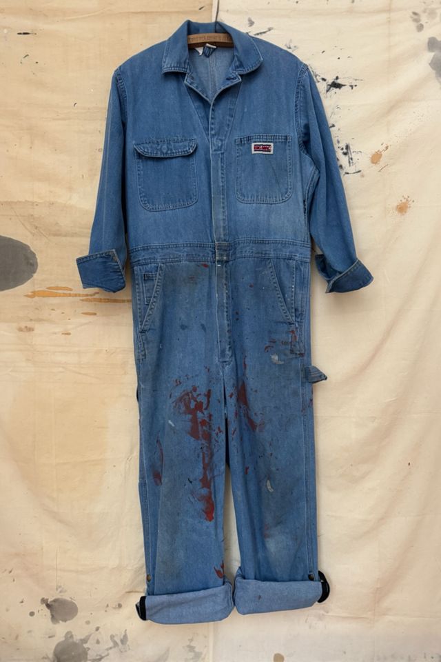 GOOD DAYS Vintage 1980s Painters Denim Jumpsuit #1