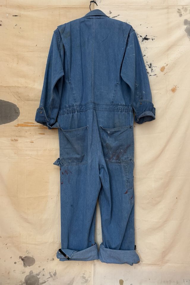 GOOD DAYS Vintage 1980s Painters Denim Jumpsuit #2
