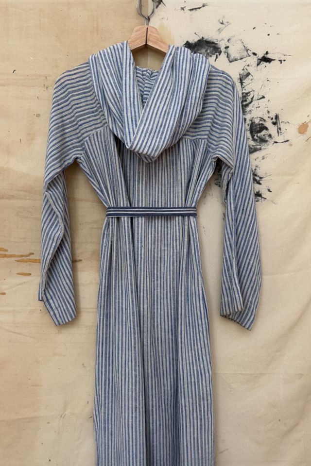 GOOD DAYS Vintage 1970s Stripe Hooded Dress #2