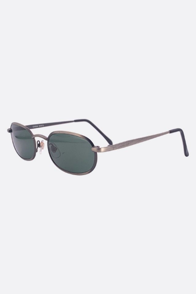 Giant Vintage Beckham 90’s Metal Oval Sunglasses #1