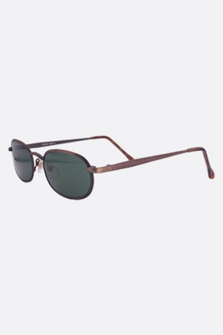 Женские солнцезащитные очки Giant Vintage Sunglasses Giant Vintage Beckham 90’s Metal Oval Sunglasses, цвет: Медный — фото 2