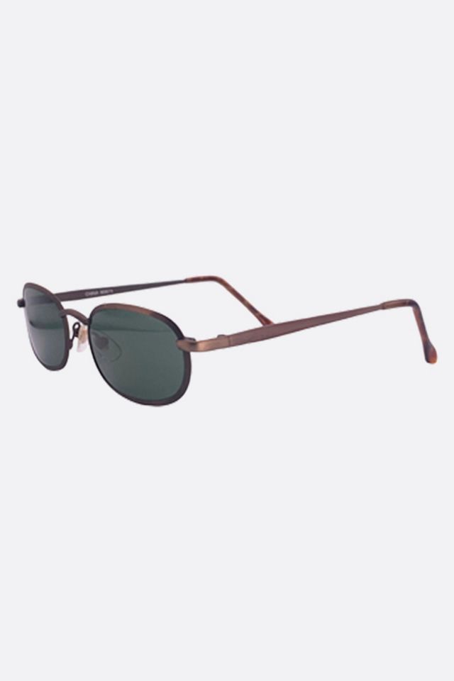 Giant Vintage Beckham 90’s Metal Oval Sunglasses #1