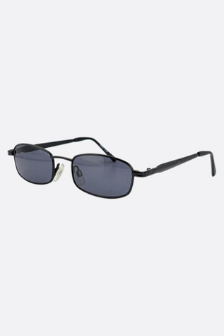 Женские солнцезащитные очки Giant Vintage Sunglasses Giant Vintage Good Luck Metal Square 90’s Sunglasses, цвет: Чёрный тёмный — фото 2
