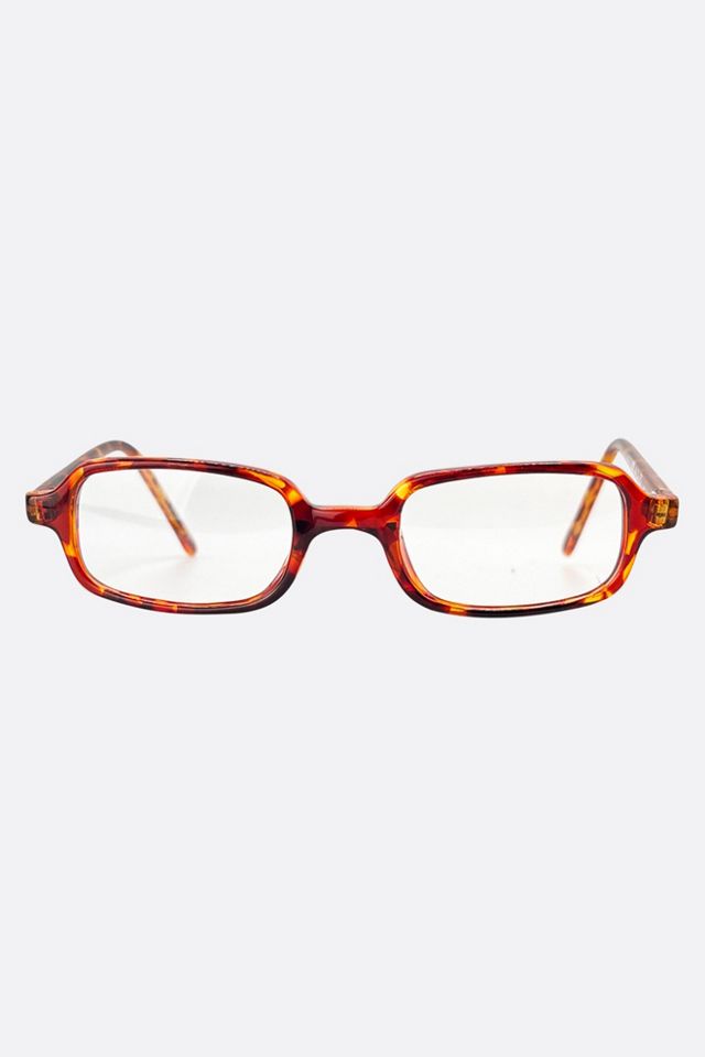Giant Vintage Mocha Square Tortoise Bayonetta Glasses