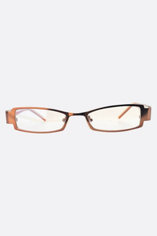 Женские солнцезащитные очки Giant Vintage Sunglasses Giant Vintage Sweets Y2K Small Clear Glasses, цвет: Медный — фото 1