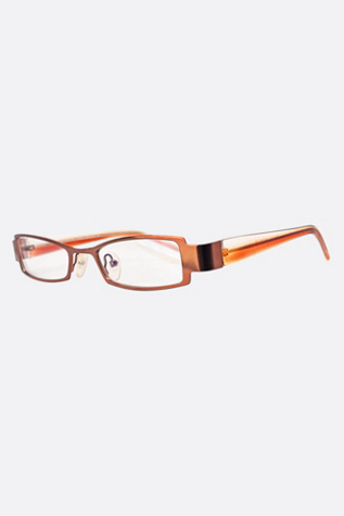 Женские солнцезащитные очки Giant Vintage Sunglasses Giant Vintage Sweets Y2K Small Clear Glasses, цвет: Медный — фото 2