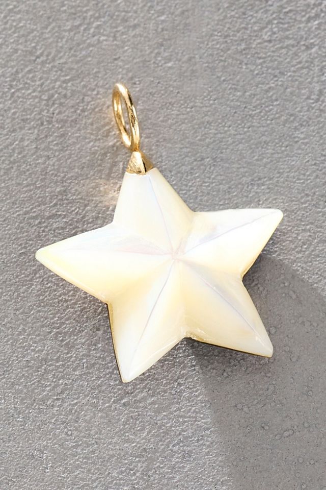 Maura Green Beveled Luminescent Star Charm #1
