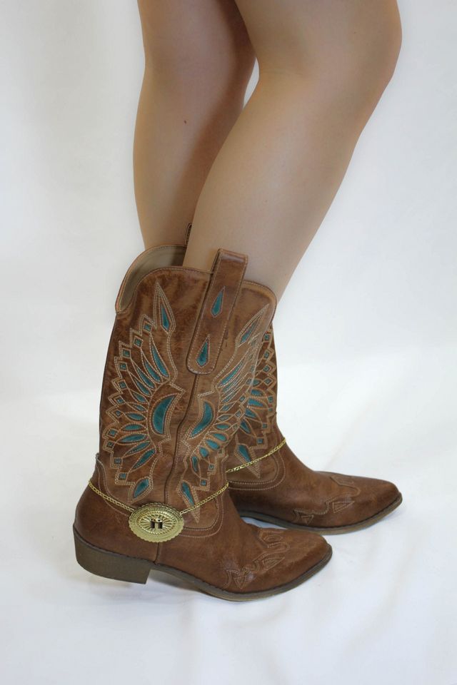 Handmade Western Charm Boot Jewelry Chains Selected By Moons + Junes Vintage #2