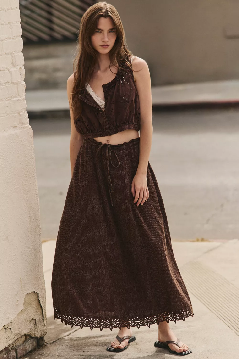 Madelyn Cotton Maxi Skirt Set