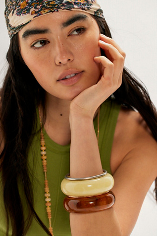 Everyday Arm Party Bangle by Free People in White