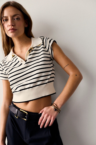 Muse Stack Bangle Set by Free People in Gold