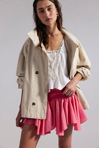 FP One Emme Foldover Mini Skort at Free People in Pink, Size: S