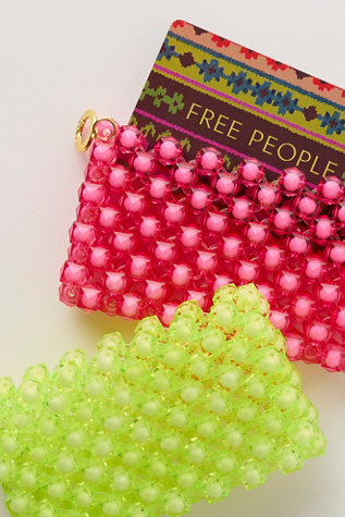 Perade Beaded Wallet Bag at Free People in Green