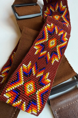 Beaded Camera Strap Selected by Wax Plant