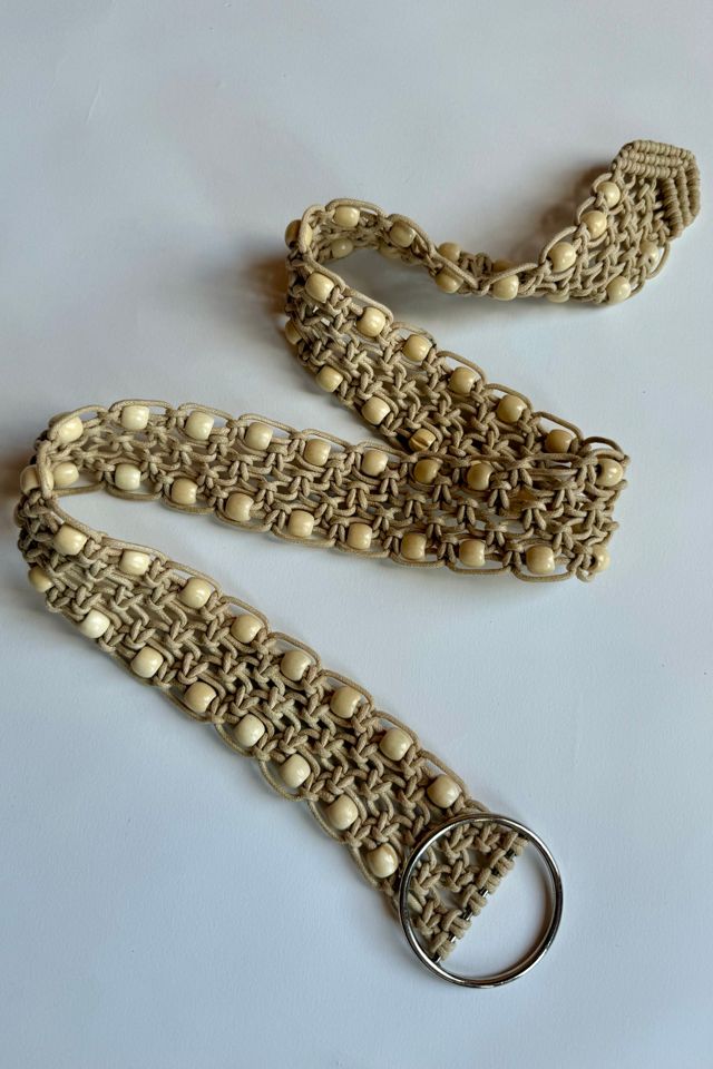 70s Crochet Beaded Belt Selected by Wax Plant