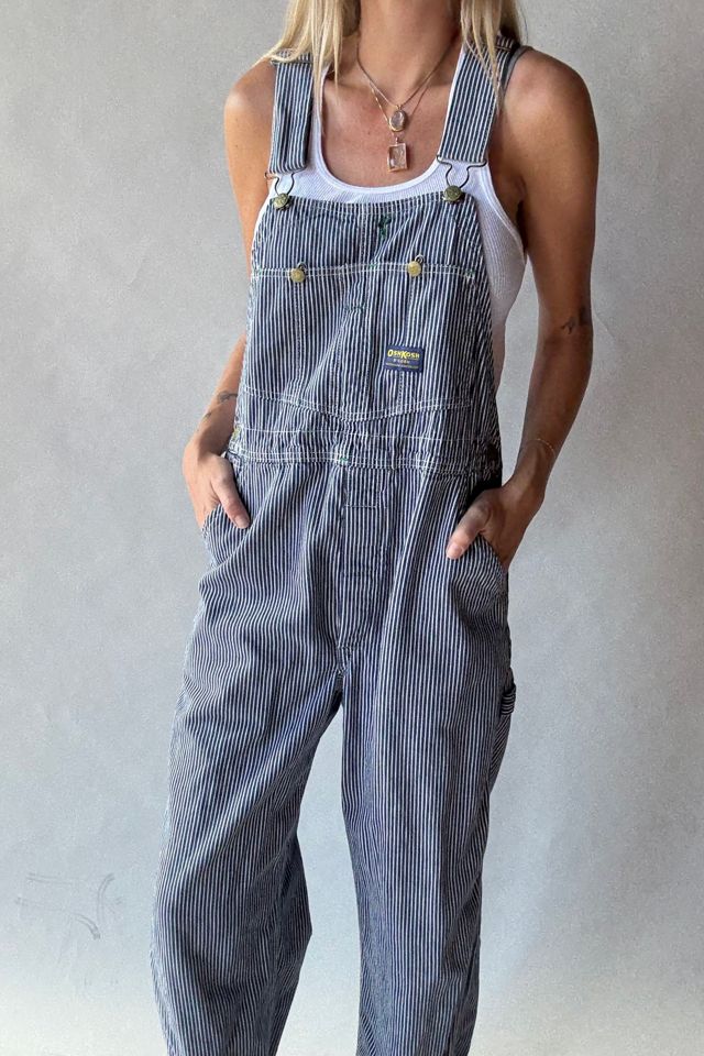 OshKosh Hickory Stripe Overalls Selected by Wax Plant #1