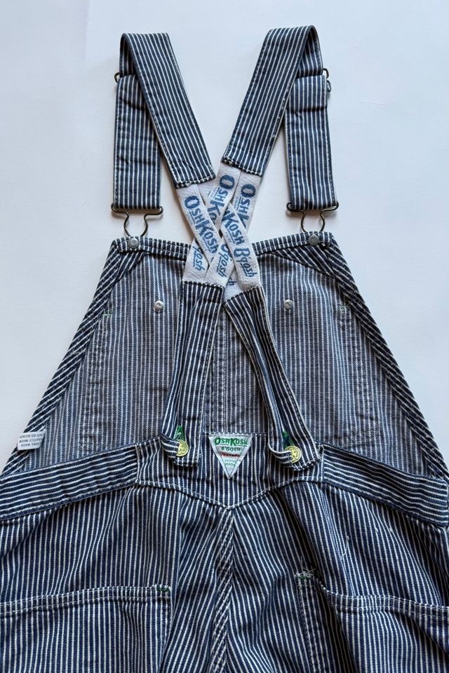OshKosh Hickory Stripe Overalls Selected by Wax Plant #3