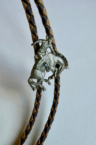 Rhinestone Rodeo Bolo Tie Selected by Wax Plant