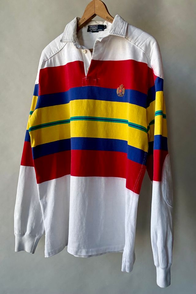 80's Striped Polo Shirt Selected by Wax Plant