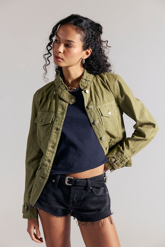 We The Free Laurie Washed Cotton-Linen Jacket #3