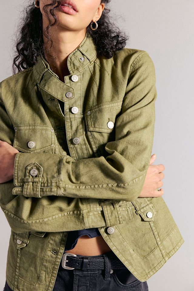 We The Free Laurie Washed Cotton-Linen Jacket #2