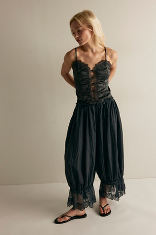 Slip Into Something Corset Cami by Intimately at Free People in Black, Size: XL