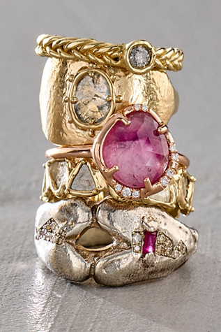 Женские аксессуары Sirciam Jewelry Sirciam Aphenos Pink Ombr, цвет: Розовый — фото 4