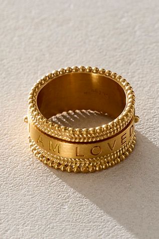 Satya Loving Mantra Spinning Ring