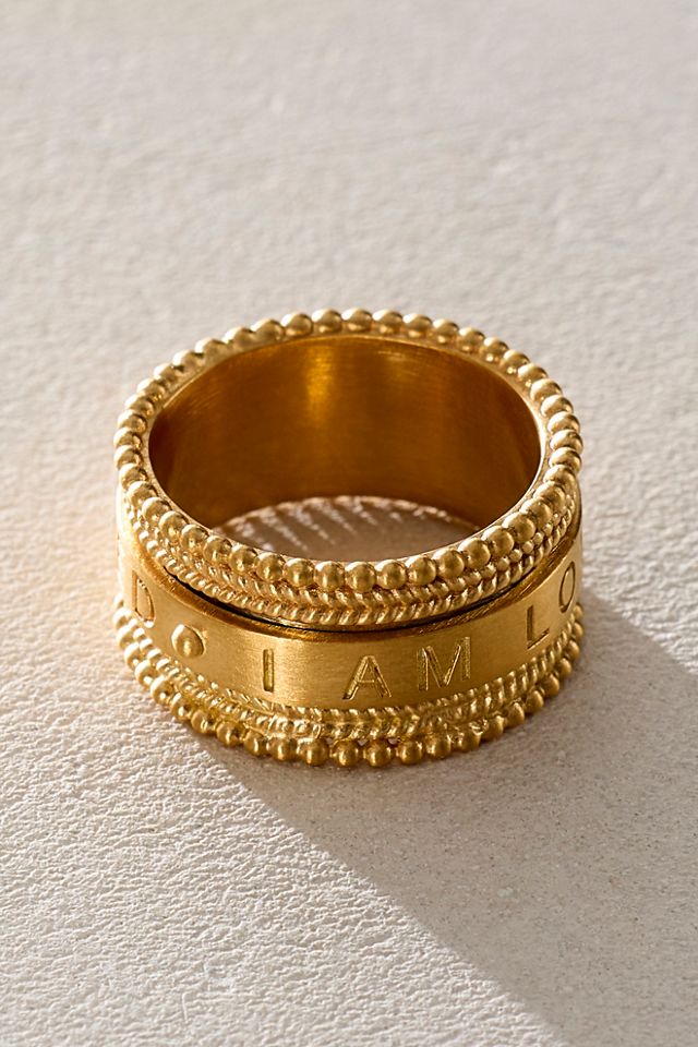Satya Loving Mantra Spinning Ring #1